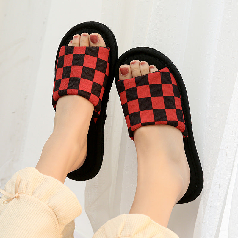 Wholesale Non-slip soft-soled couple indoor silent cloth-soled slippers